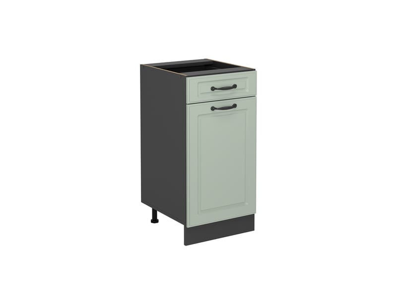  Vicco meuble cuisine, mint campagneanthracite, 40cm sans plan de travail  - Conforama A