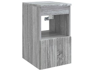 Armoire de salle de bain, meuble de rangement sonoma gris 30x41x50 cm