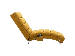 Fauteuil fixe  MEULVA Tissu jaune