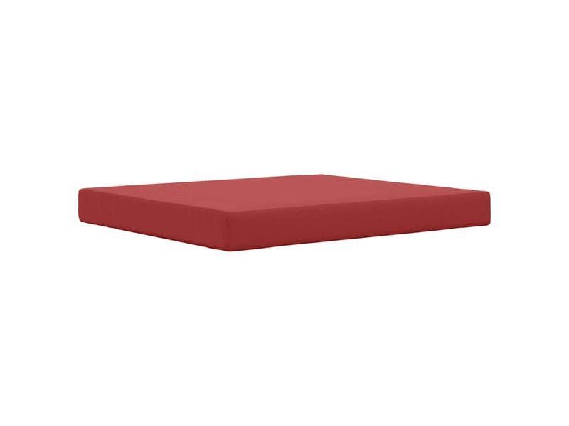 Coussin de canapé d'extérieur, coussin de chaise polyester bordeaux 80 x 68,5 cm cf54051 - Conforama D