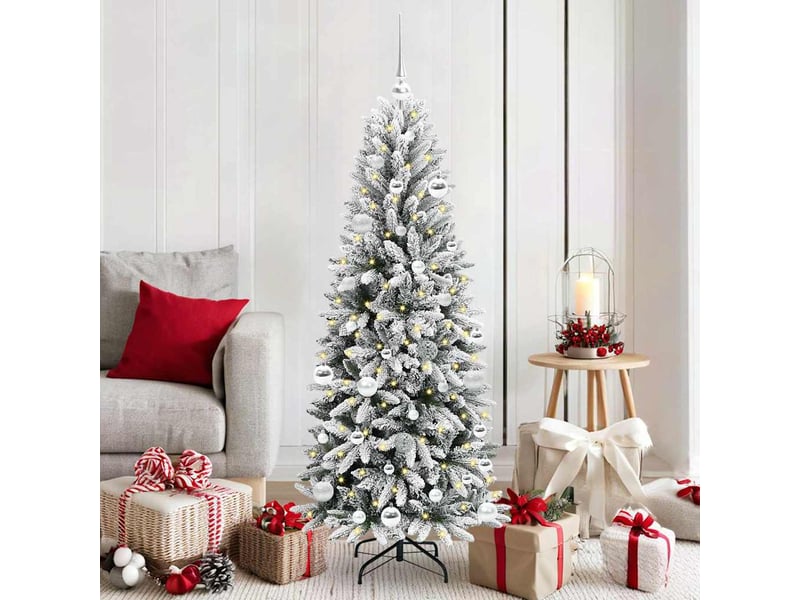 Sapin de noël - arbre de noël artificiel blanc 150 cm - Conforama B