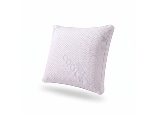 Oreiller cervical microfibre - 60 x 60 cm - housse rafraîchissante - collection cervical frais