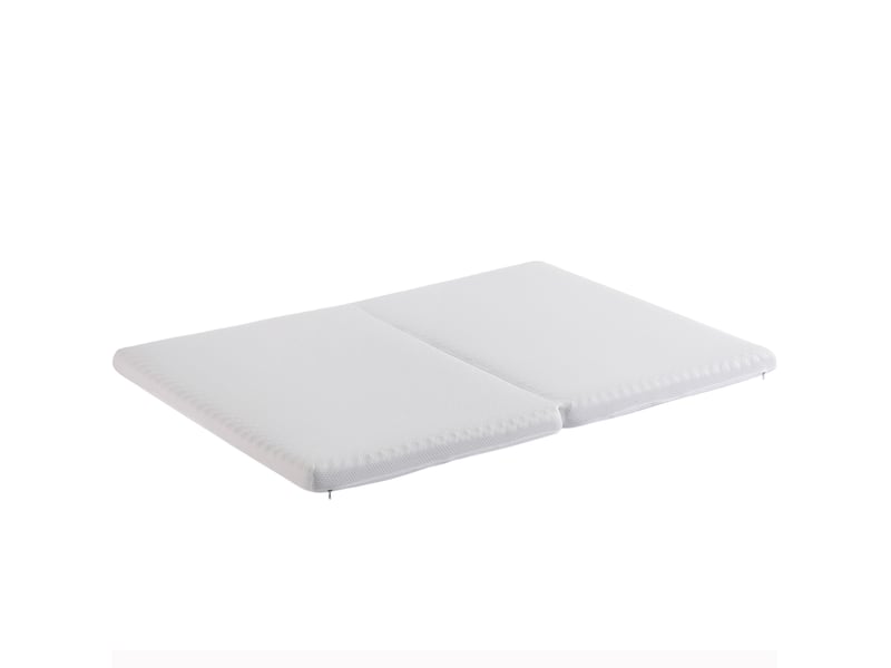 Matelas pliable ferme h3 avec housse lavable et dessous antidérapant en mousse blanche 140 × 200 cm - Conforama A