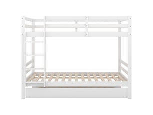 Lit superposé 140x200 cm <strong>ZOVIRA</strong> <strong></strong> coloris blanc