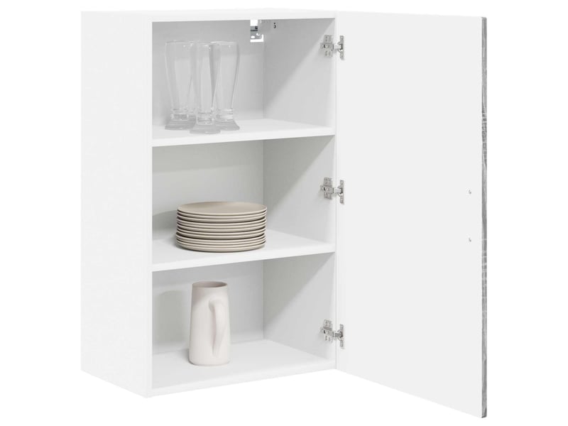  Meuble mural de cuisine, armoire de cuisine gris sonoma 50x31x80cm  - Conforama C