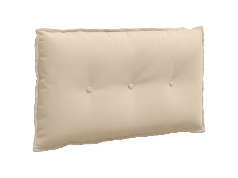  Coussin de dos, coussin de dossier crème 80 x 50 cm tissu en microfibre cf54639  - Conforama A
