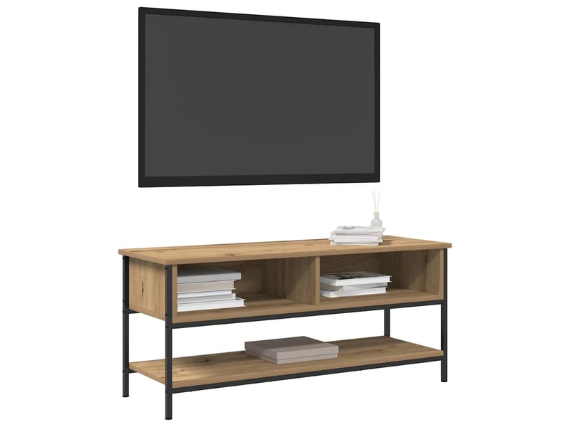  Ensemble meuble tv - banc tv - meuble de rangement 100 x 35 x 45 cm chêne artisanal  - Conforama C