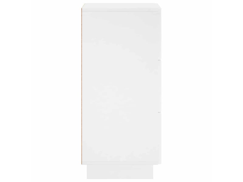Buffet salon, buffet de rangement blanc 33,5x34,5x75 cm bois d'ingénierie shl97360 - Conforama E