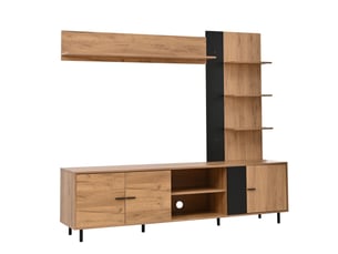 Meuble tv coloris marron 187.5 cm <strong></strong>  <strong></strong>