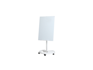 Tableau blanc magnétique en verre trempé réglable en hauteur 90 × 60 cm avec accessoires