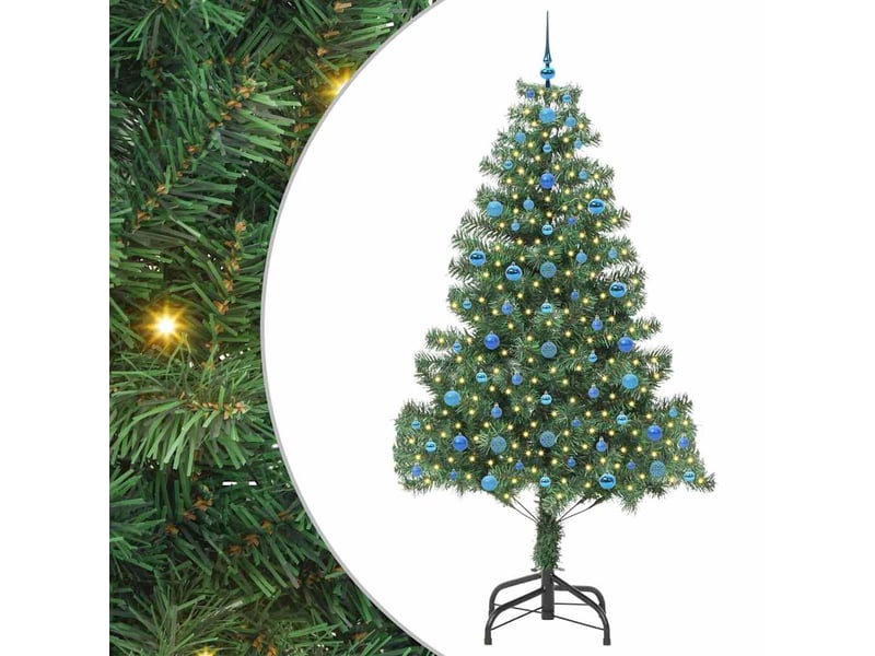  Sapin de noël, arbre de noël vert 210 cm pvc shl9868  - Conforama A