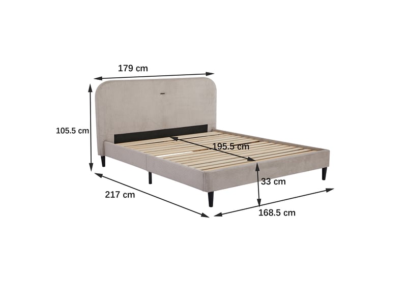 Lit adulte 160x200 cm  - Conforama H
