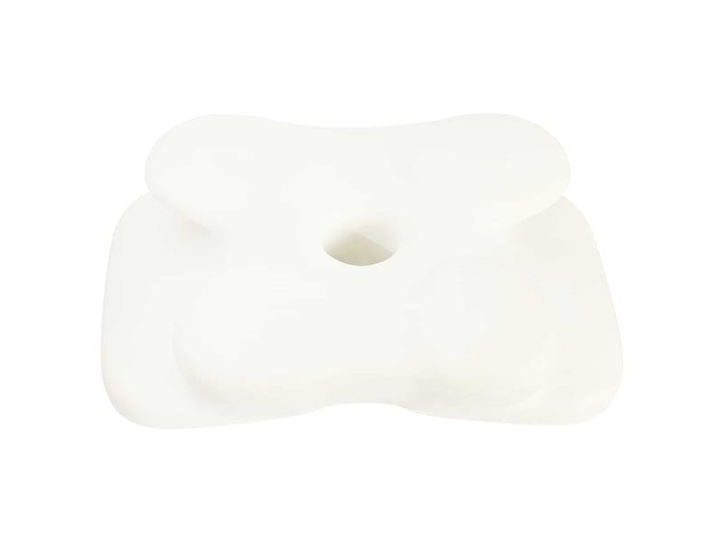 Oreiller, coussin cervical gris mousse à mémoire de forme 58 x 38 x 12 cm cf51356  - Conforama E