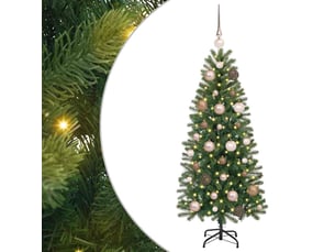 Sapin de noël - arbre de noël artificiel vert 120 cm pe et pvc