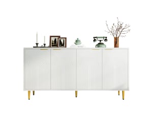 Buffet 4 porte(s) - 160 cm coloris blanc