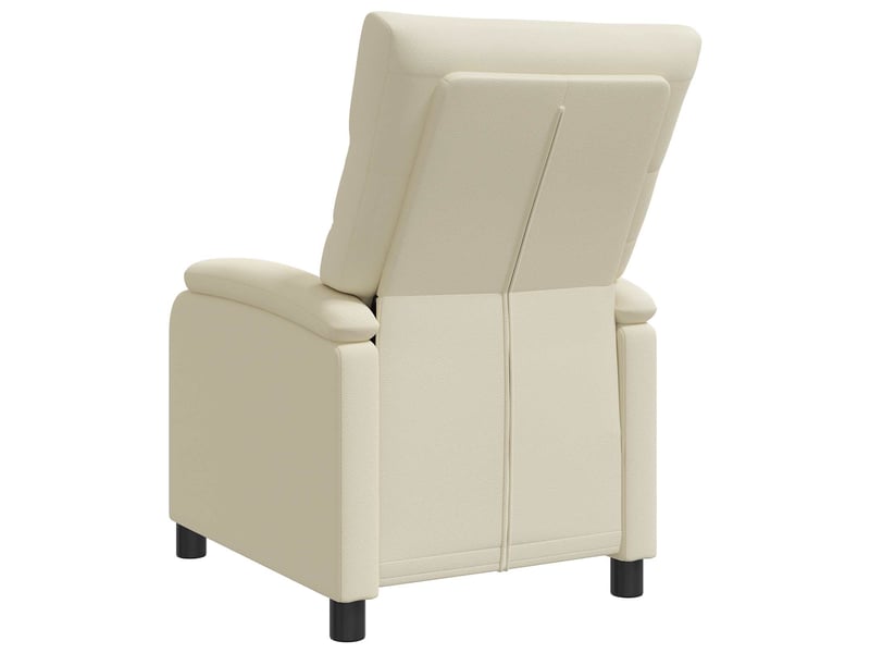  Vidaxl fauteuil inclinable crème simili cuir  - Conforama E