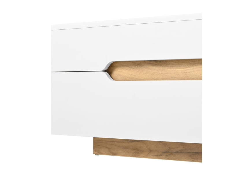  Table basse extensible - 120x50x37,5 cm - mdf - design coulissant - rangement pratique  - Conforama W