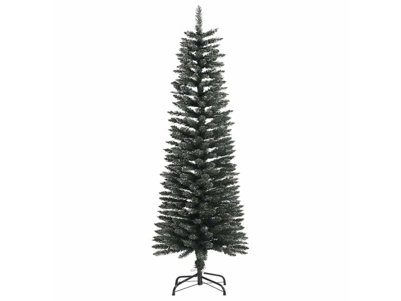 Sapin de noël - arbre de noël artificiel vert 120 cm pvc, plastique et acier - Conforama E