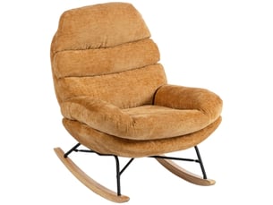 Fauteuil fixe  <strong></strong> Coton / Polyester jaune