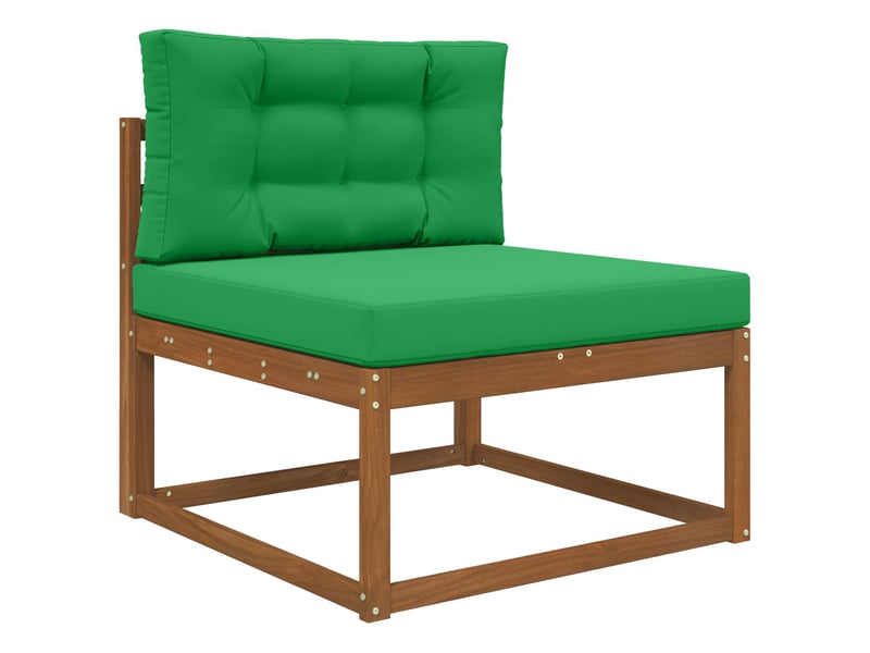  Coussin de canapé d'extérieur, coussin de chaise polyester vert 80 x 80 cm cf54195  - Conforama C