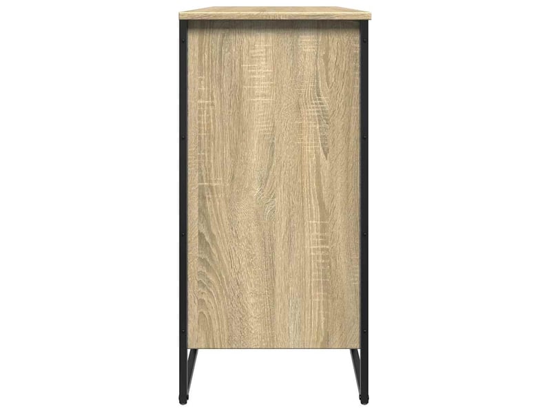  Meuble à chaussure, armoire à chaussures chêne sonoma 80x38x78 cm bois d'ingénierie  - Conforama E