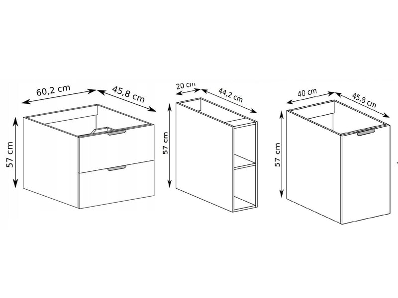 Ensemble salle de bain avec étagère et plan novo l.120 cm cachemire mat - Conforama C
