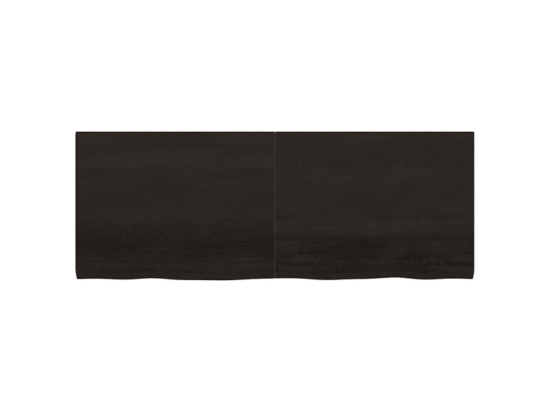  Comptoir de salle de bain, plan de travail marron foncé bois massif traité cf65877  - Conforama D