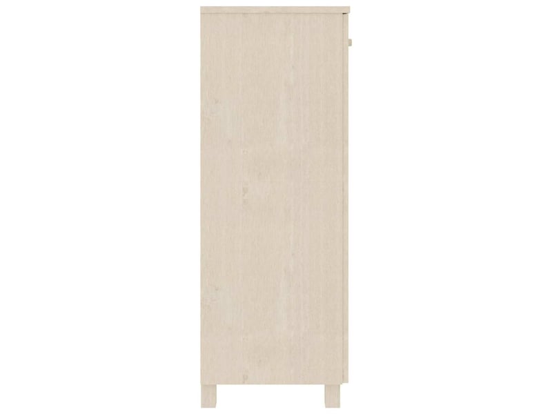  Meuble à chaussure, armoire à chaussures hamar marron miel 85x40x108 cm pin massif  - Conforama D