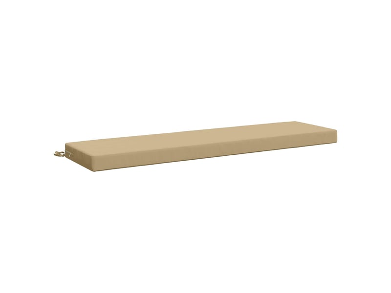Coussin de banc, coussin d'assise, coussin de canapé soest 100 % polyester beige 150 x 40 x 8 cm cf53008 - Conforama A