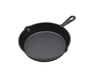 Poêle à frire en fonte pré-enduite – 25cm, noir
