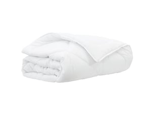 Couette - duvet 240 x 220 x 4 cm non polyester blanc respirant