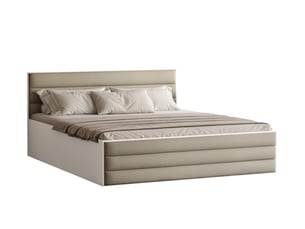 Lit coffre 140x200 cm IDOHOME VANTAGE coloris gris