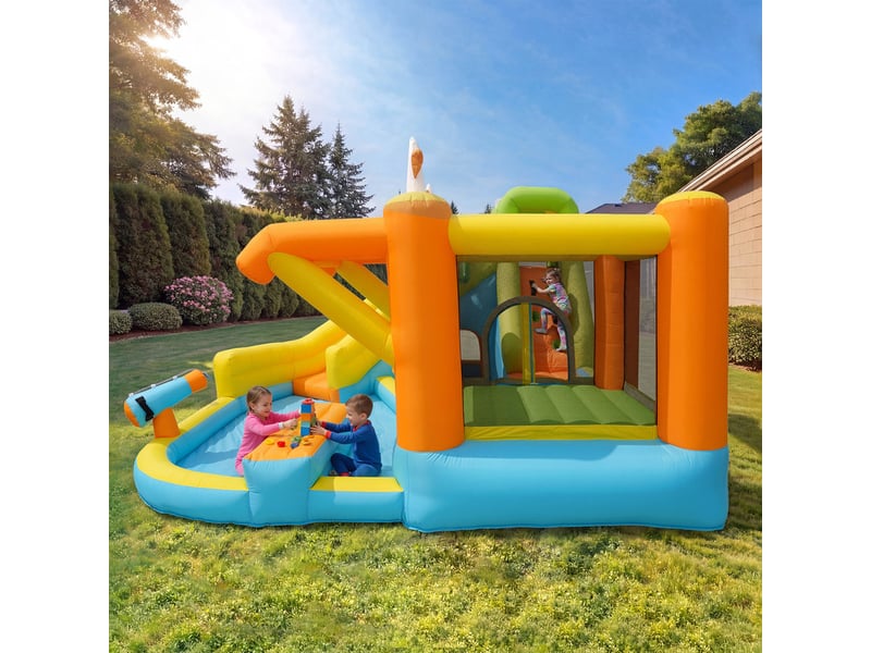 Château Gonflable pour Enfants - DREAMADE - Aire de Jeux Gonflable avec