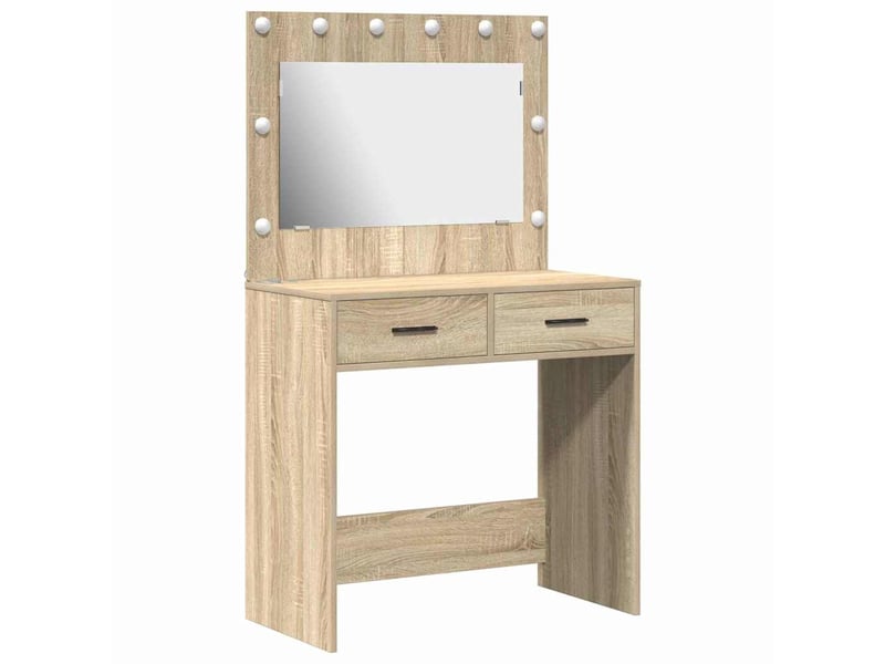  Coiffeuse, table de toilette chêne sonoma 78,5x41x135 cm  - Conforama A