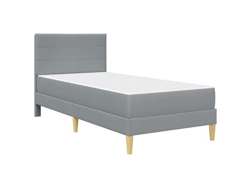  Lit simple- lit adulte -  cadre de lit 80 x 200 cm gris clair  - Conforama B