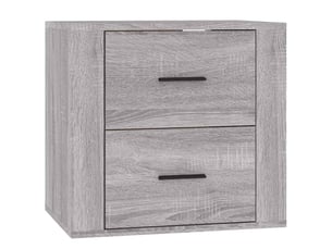 Table de chevet - cabinet de chevet - table de nuit murale sonoma gris 50x36x47 cm