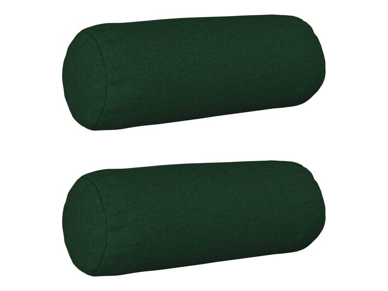  Lot de 2 coussins avec oreiller, coussins décoratifs heerlen vert foncé tissu cf50356  - Conforama B