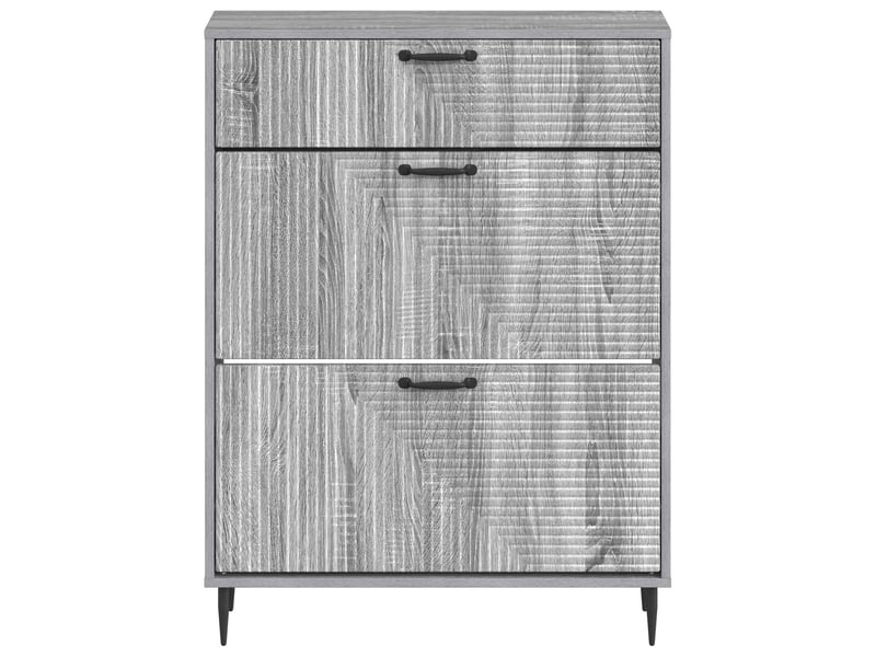  Meuble à chaussures, armoire à chaussures haarlem 78x24x103 cm bois d'ingénierie shl8733  - Conforama D