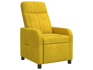 Fauteuil relax manuel VIDAXL  Velours jaune