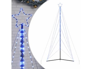 Sapin de noël, arbre de noël à led 615 led bleu 404,5 cm