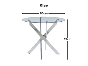 Ensemble table rond(e) MEULVA