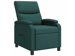 Fauteuil relax manuel VIDAXL Tissu vert