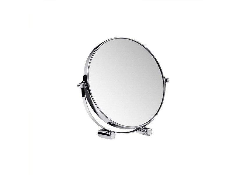  Miroir de maquillage compact avec support, rotatif à 360°, miroir double face 1x3x,7 pouces  - Conforama A