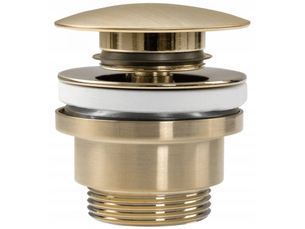 Bonde de lavabo universel rea klik-klak brush gold 6,4x6,4x13cm