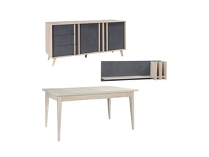 Buffet    <strong>MEUBLORAMA</strong> <strong></strong> - 180 cm coloris bois clair 