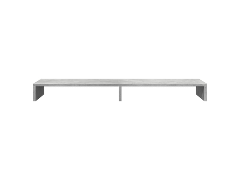  Support de moniteur table meuble bureau 100 x 27 x 10 cm bois d'ingénierie gris 02_0044834  - Conforama B