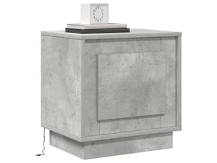 Table de chevet - cabinet de chevet - table de nuit gris béton 44 x 34,5 x 45 cm