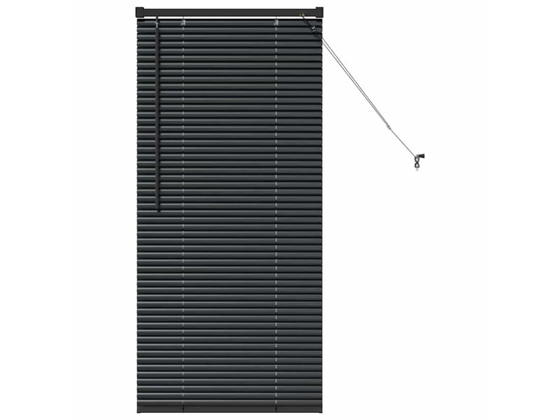  Store vénitien, store de fenêtre noir 60 x 2,5 x 130 cm 25 mm aluminium cf48175  - Conforama A