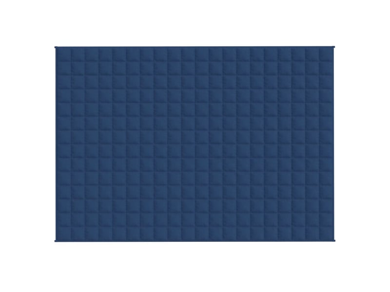  Couverture lestée adulte bleu 140x200 cm 6 kg tissu shl84082  - Conforama C