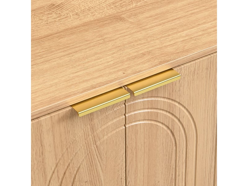  Buffet moderne, meuble de rangement pour salon, console pour entrée, meuble de rangement pour chambre à coucher, finition bois  - Conforama E